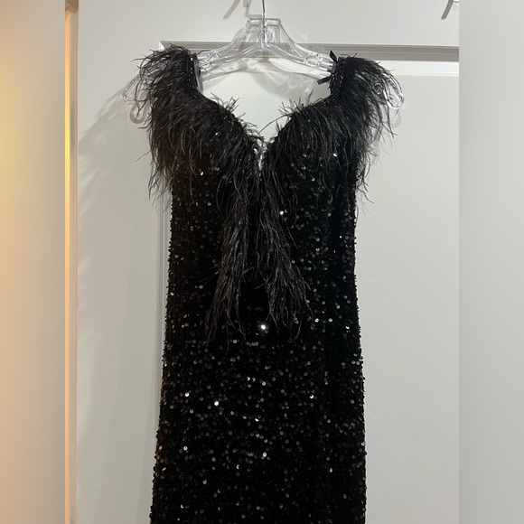Alyce Paris Black Sequin Formal Dress Style 61373 Size: 0 - Picture 8 of 14